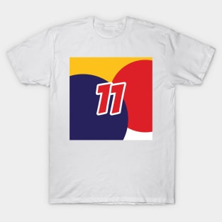 Sergio Perez Coloured Circles - Driver Number T-Shirt